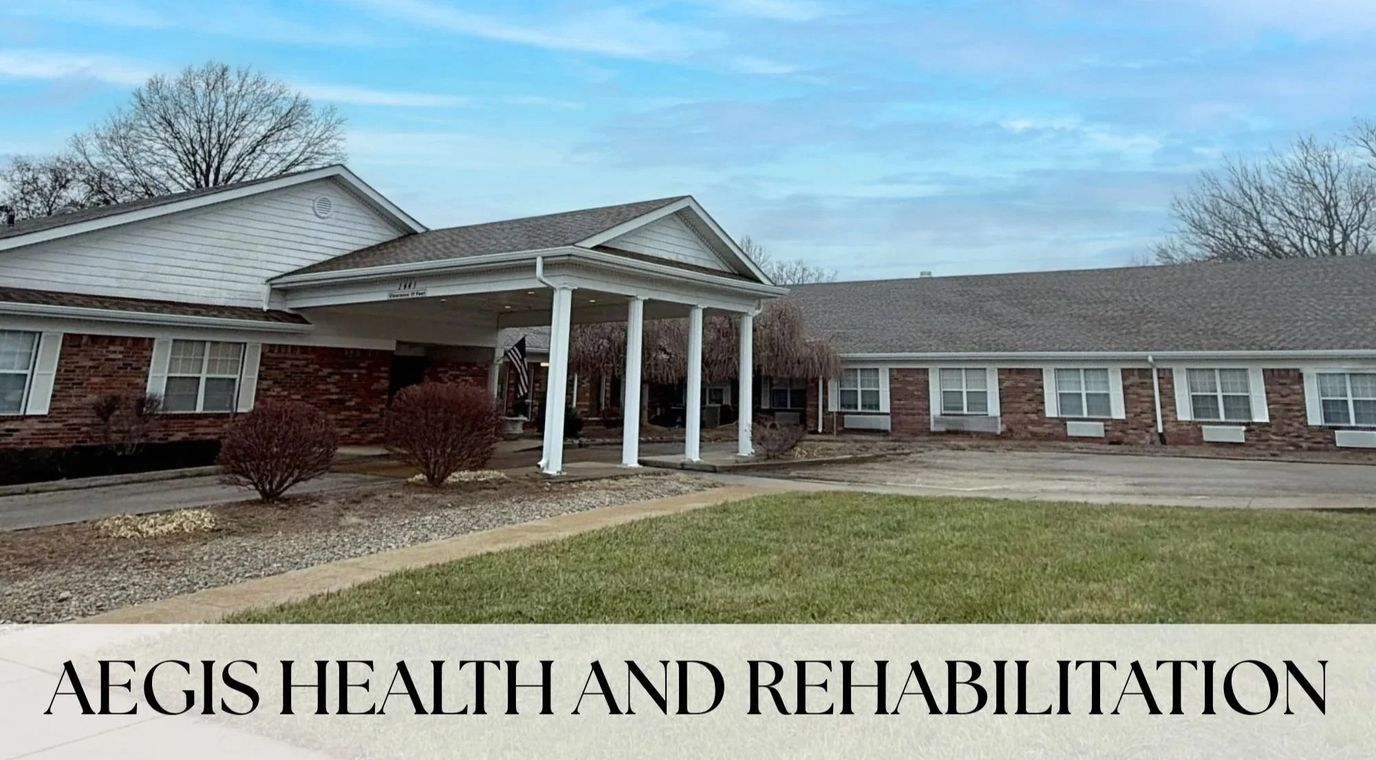 Exterior view of Aegis Health and Rehabilitation building