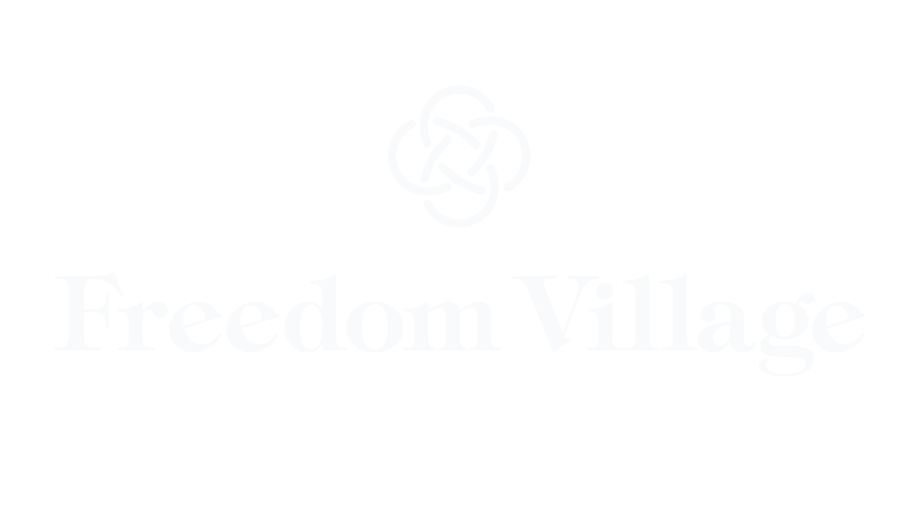 Freedom Village logo on a white background
