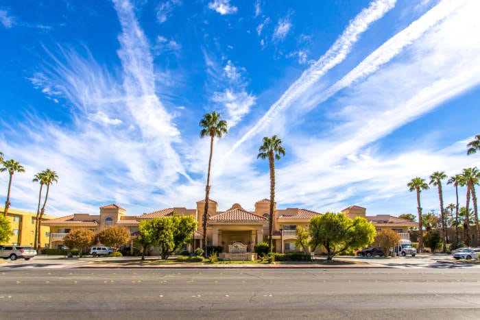 Exterior view of Hallmark Palm Springs facility