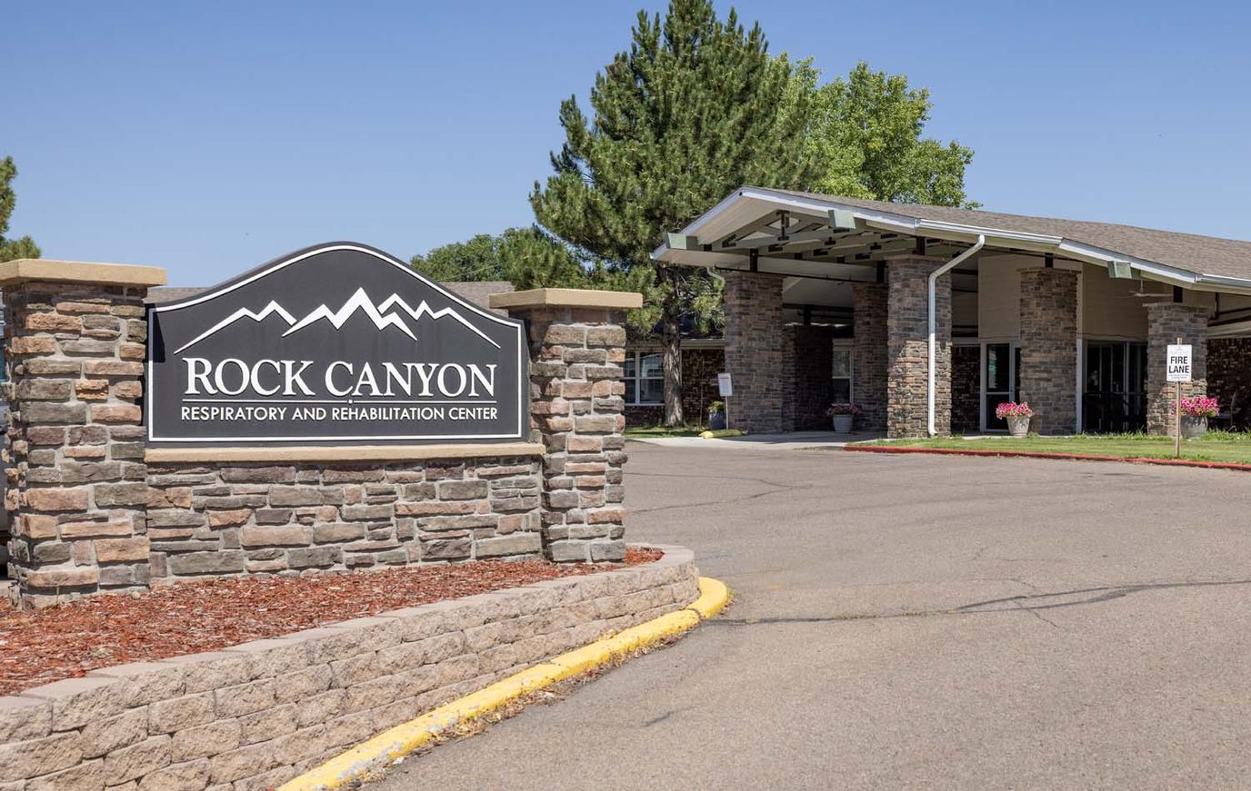 Facility logo at the entrance of Rock Canyon