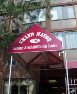 Grand Manor Nursing & Rehabilitation Center, Nursing Home in Bronx, NY — Signage of Grand Manor Nursing & Rehabilitation Center entrance