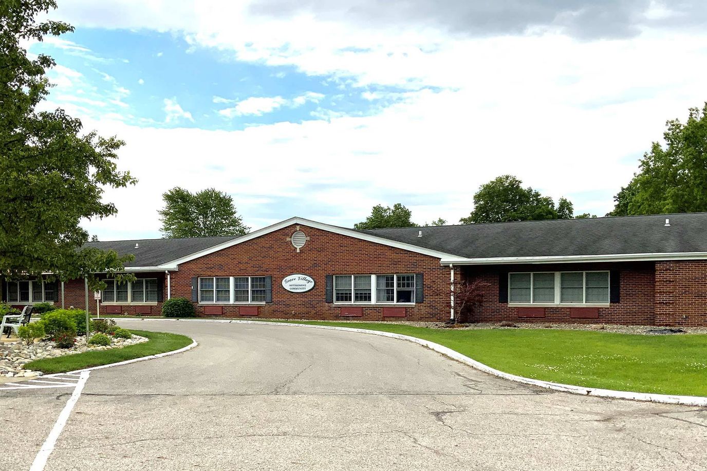 Exterior view of Grace Retirement Village building