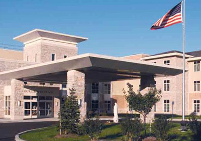 Entrance of Our Lady of Peace Nursing Care Residence