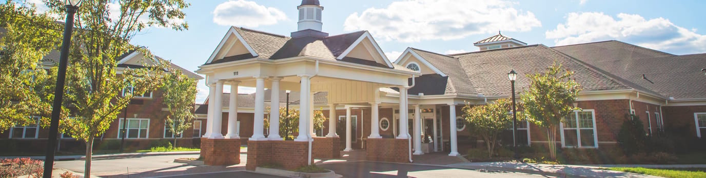 Exterior view of Lodge at Wellmore entrance