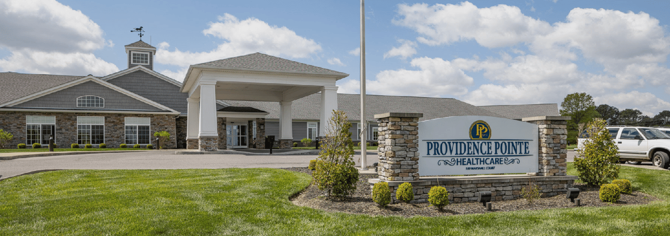 Exterior view of Providence Pointe Healthcare facility