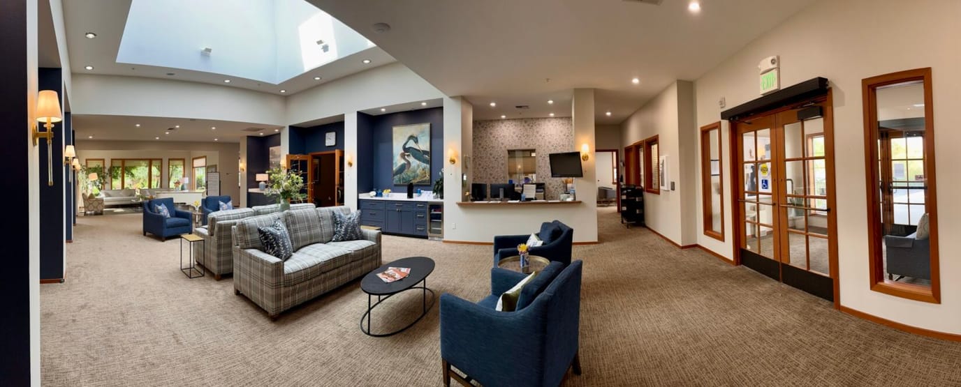 Interior common area with seating and decor