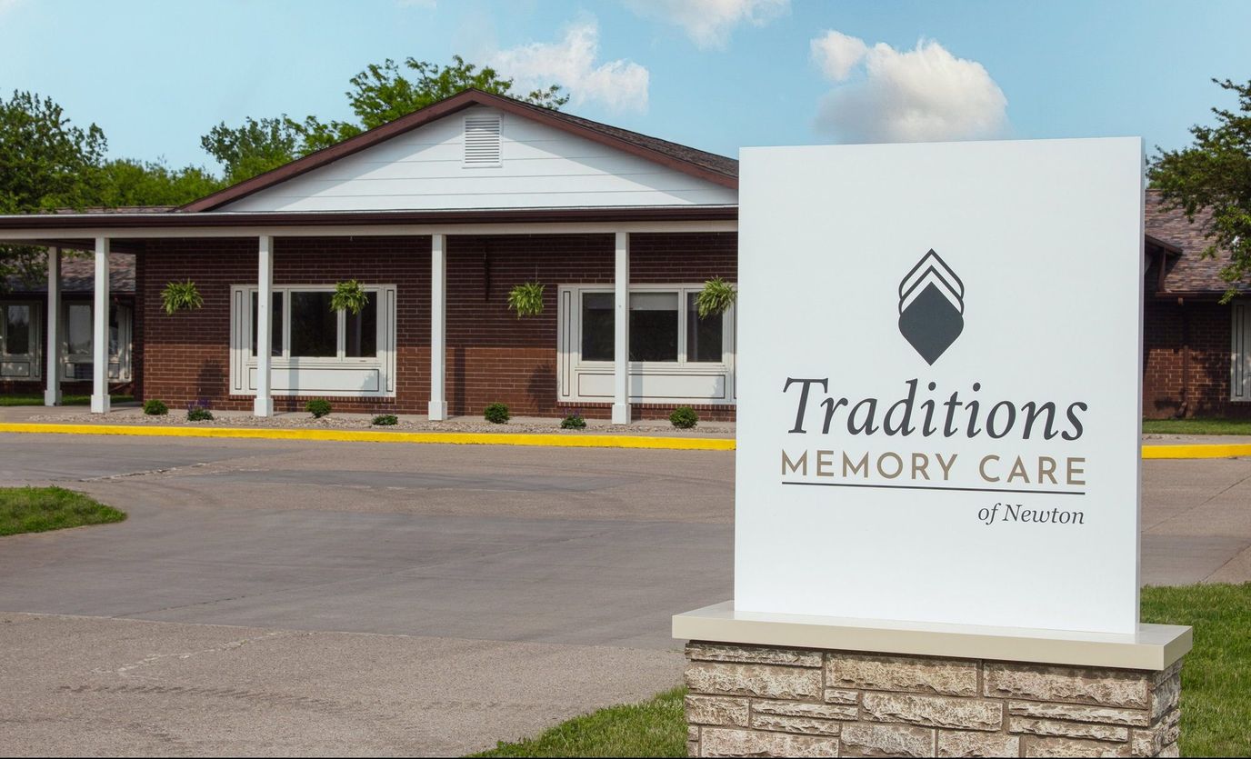 Exterior view of Traditions Memory Care facility
