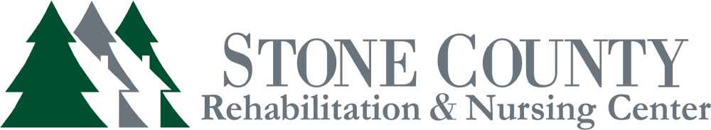 Stone County Nursing & Rehabilitation, Nursing Home in Wiggins, MS — Stone County Nursing & Rehabilitation facility logo design