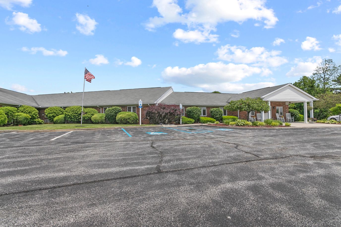 Exterior view of the Robertson County Health Care Facility