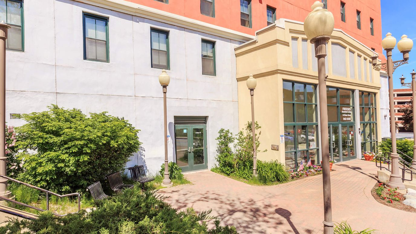 Exterior view of Freese’s Assisted Living Program entrance