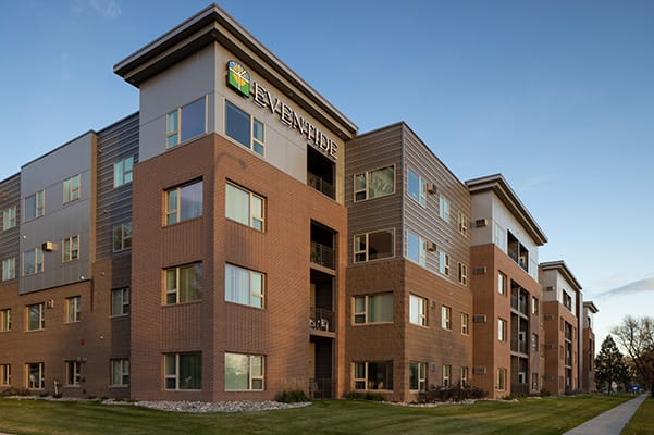 Exterior view of Eventide The Linden facility