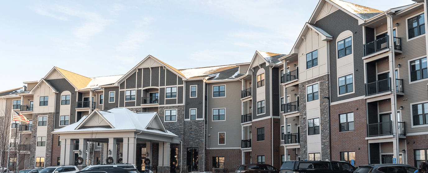 Front exterior view of Lexington Pointe Senior Living