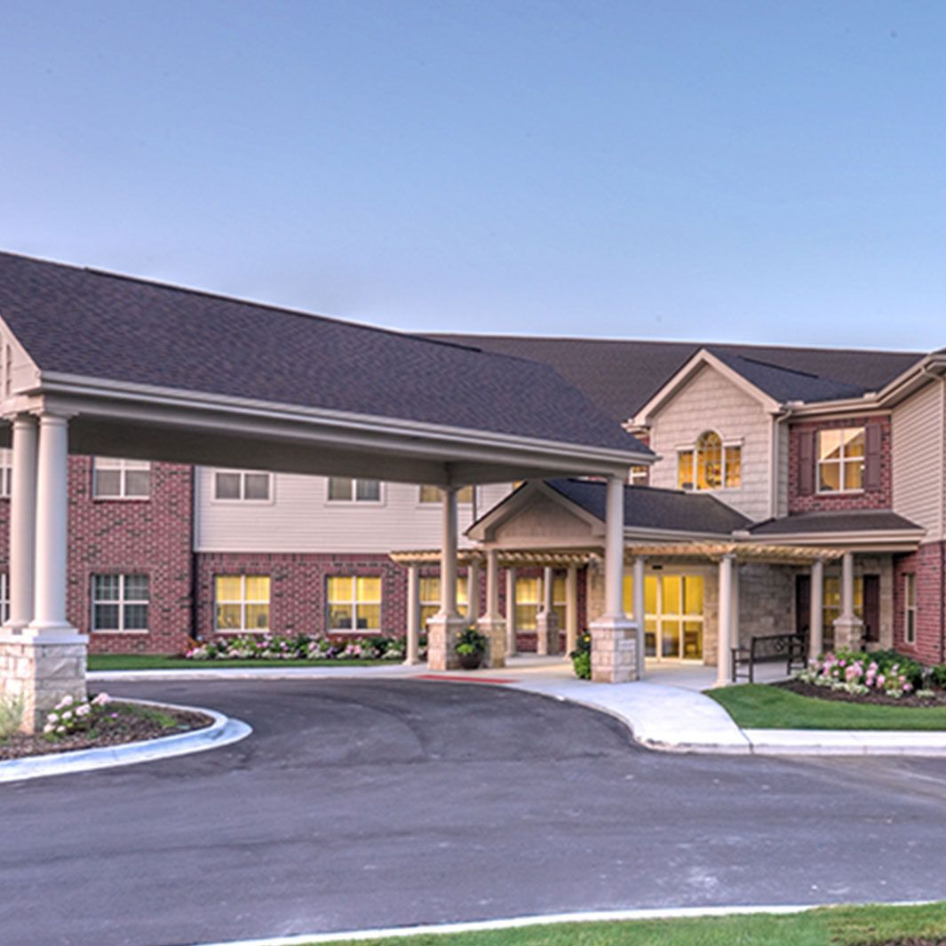 Exterior view of Pomeroy Living Northville assisted living facility