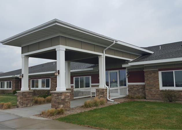 Exterior view of Colony Court entrance