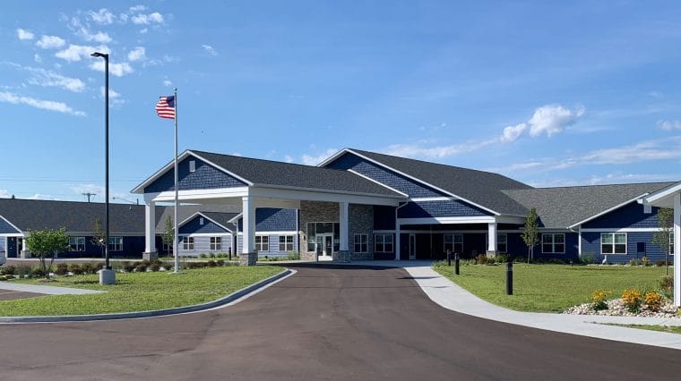 Exterior view of Besser Senior Living Community
