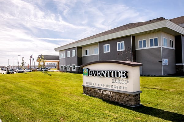 Exterior view of Eventide Fargo Assisted Living facility