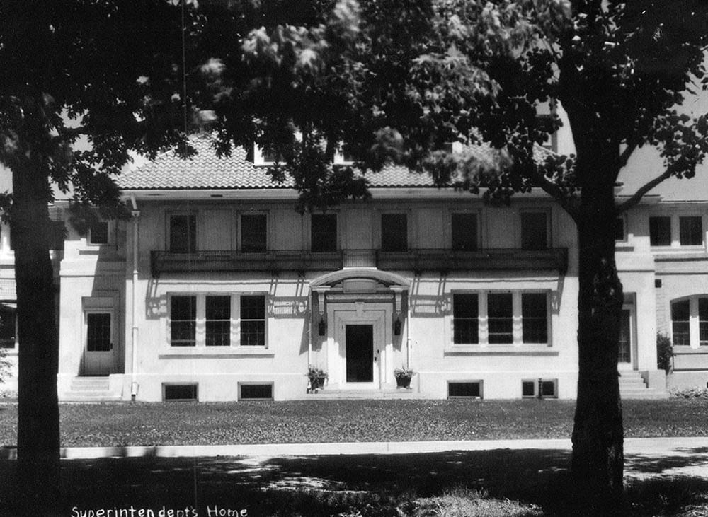 Exterior view of the Superintendent's Home.