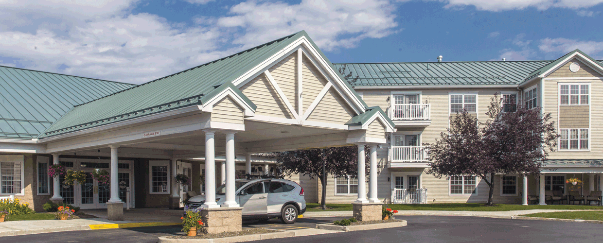 Exterior view of Quail Summit with a covered entrance