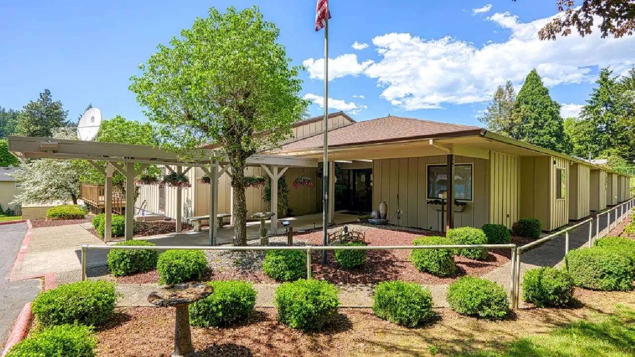 Exterior view of The Butte assisted living facility