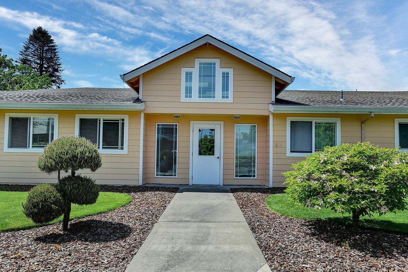 Exterior view of Tabor Crest Residential Care entrance