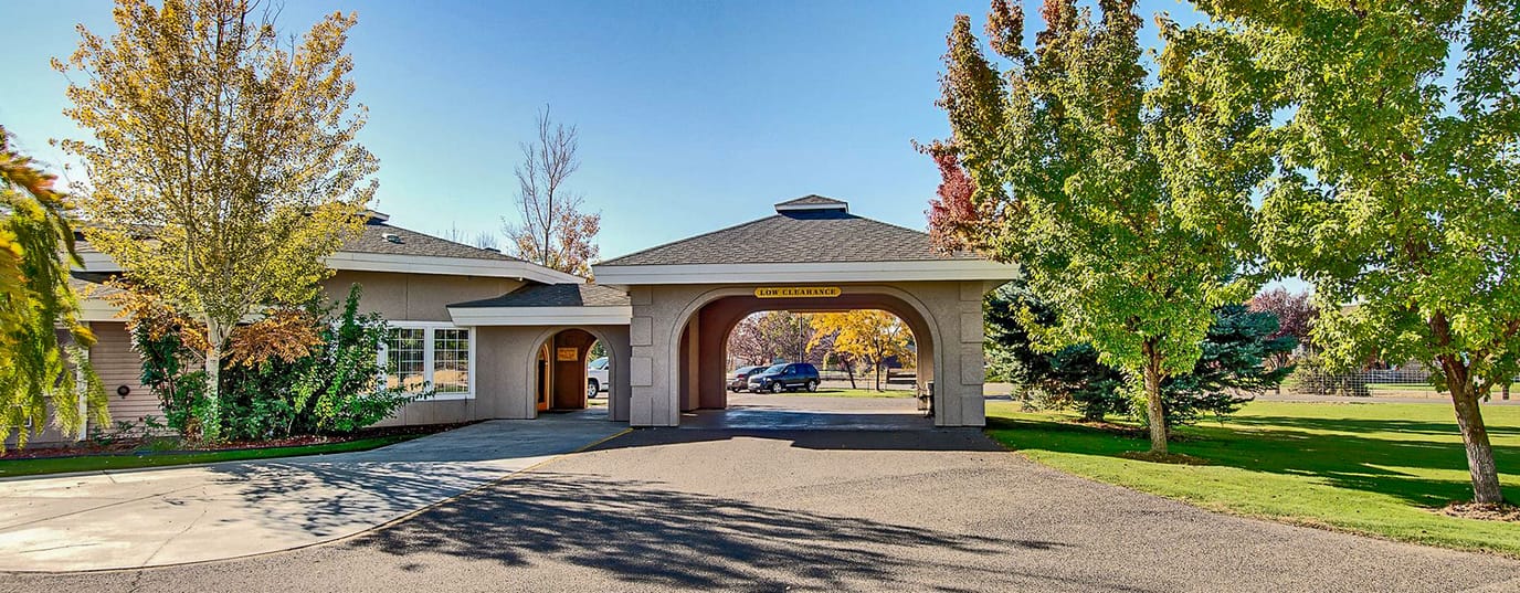 Front entrance of Wellsprings Assisted Living Facility