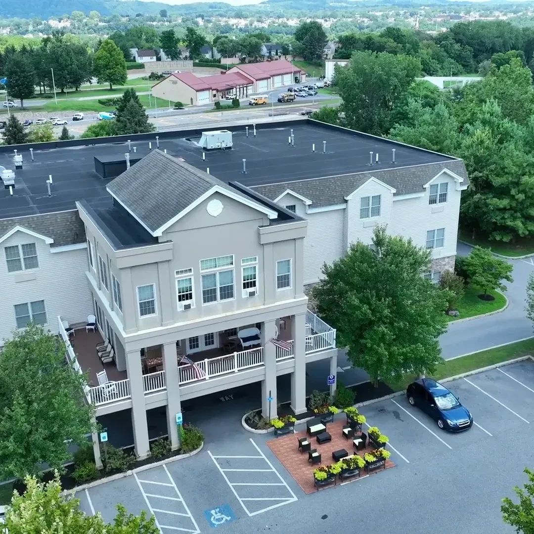 Aerial view of Abington Manor at Morgan Hill