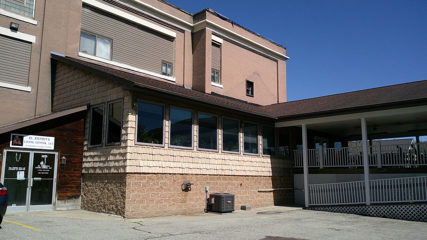 Exterior view of St. Stephen's Living Center
