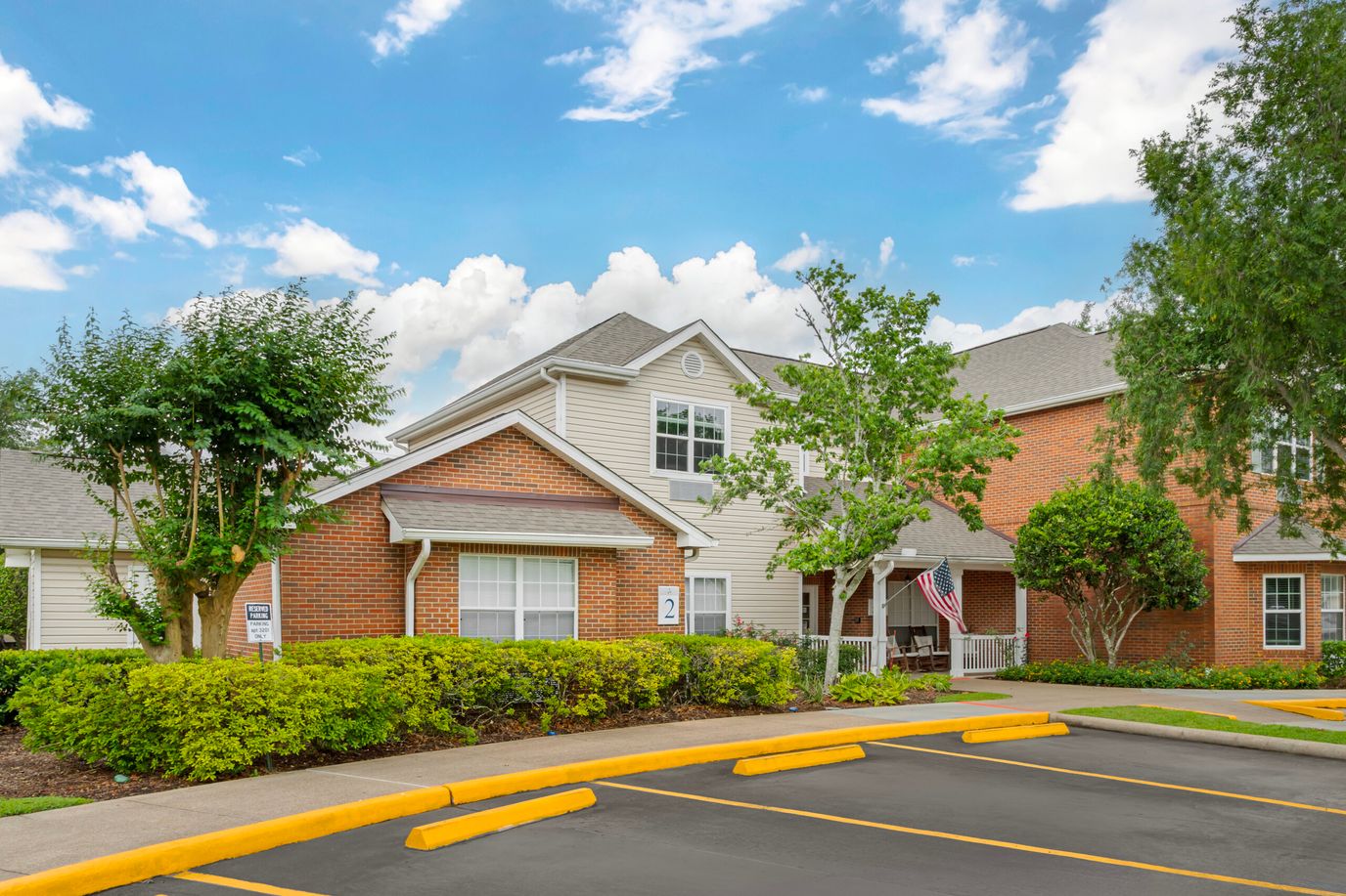 Exterior view of the Brookdale Pearland facility