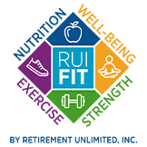 The Westmont at Short Pump, assisted living in Glen Allen, VA — Wellness program logo with fitness icons and vibrant colors