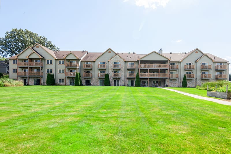 Exterior view of the Charter Senior Living building