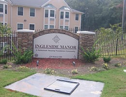 Ingleside Manor, Nursing Home in Mount Horeb, WI — Sign for Ingleside Manor retirement housing community