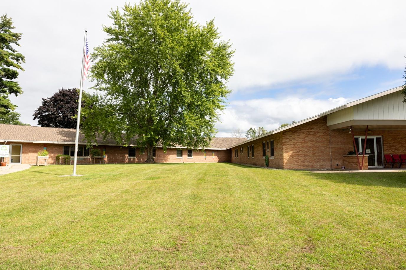 Exterior view of The Pines Post Acute and Memory Care facility