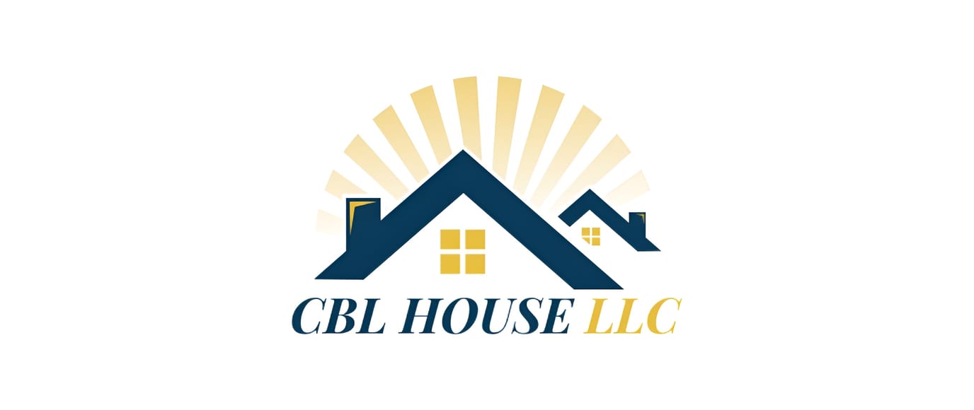 Logo for CBL House LLC featuring a house design
