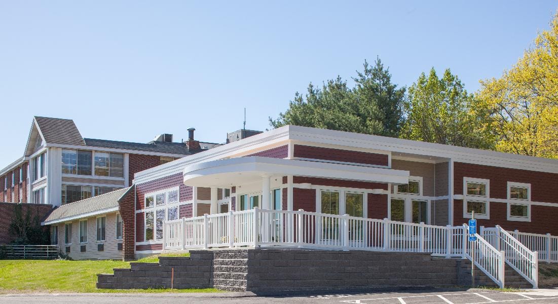 Exterior view of Andover Forest Post Acute Care Center