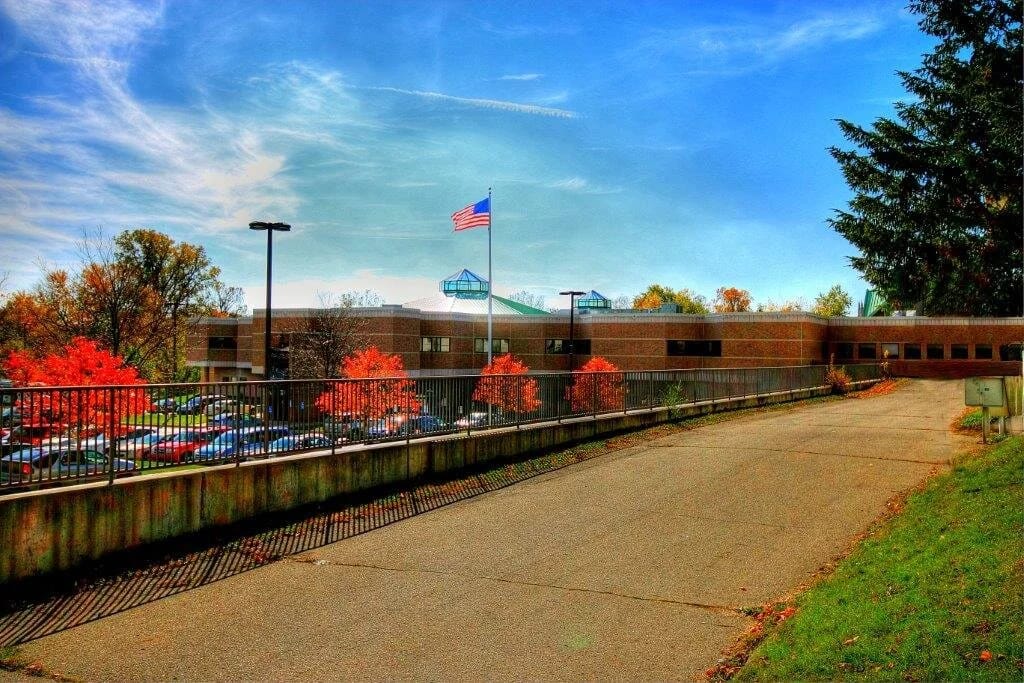 Front exterior of Jackson County Medical Care Facility