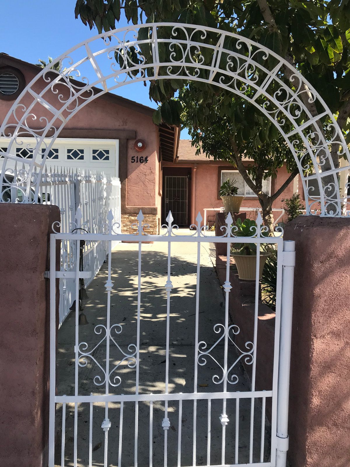 Front entrance gate leading to Casa Verdugo