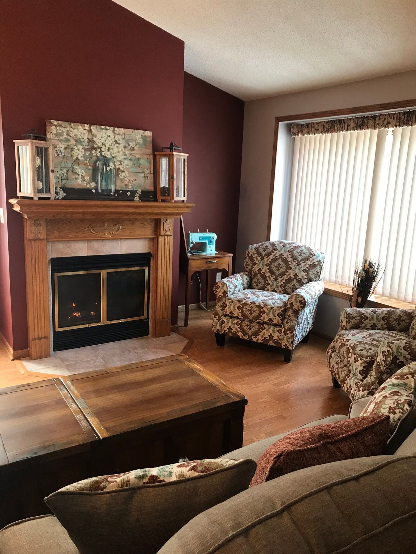 Cozy interior common area with seating