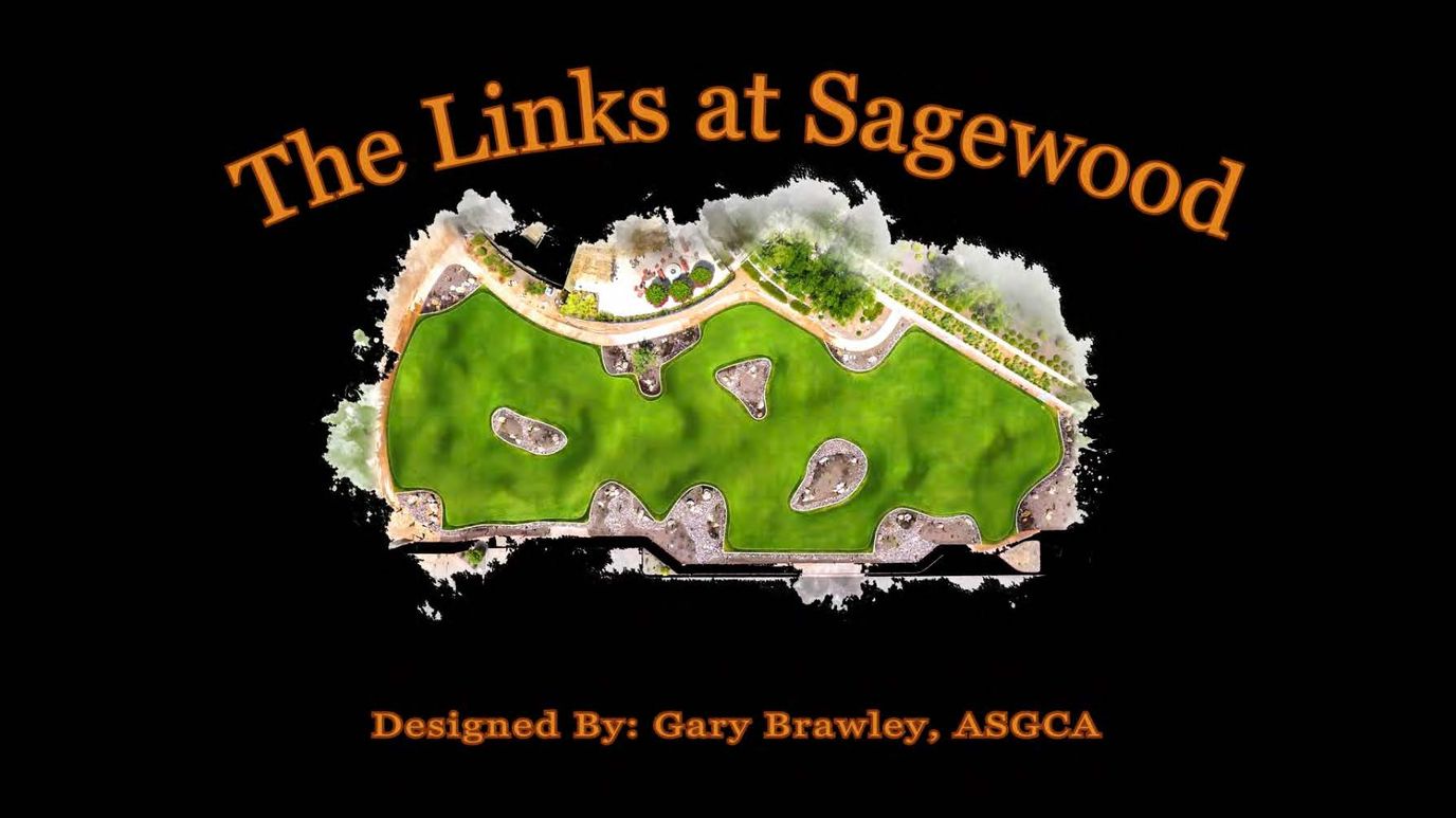 Logo of a golf course design
