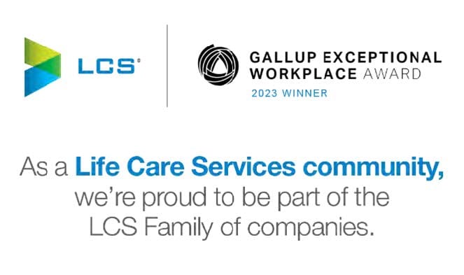 LCS logo and recognition details