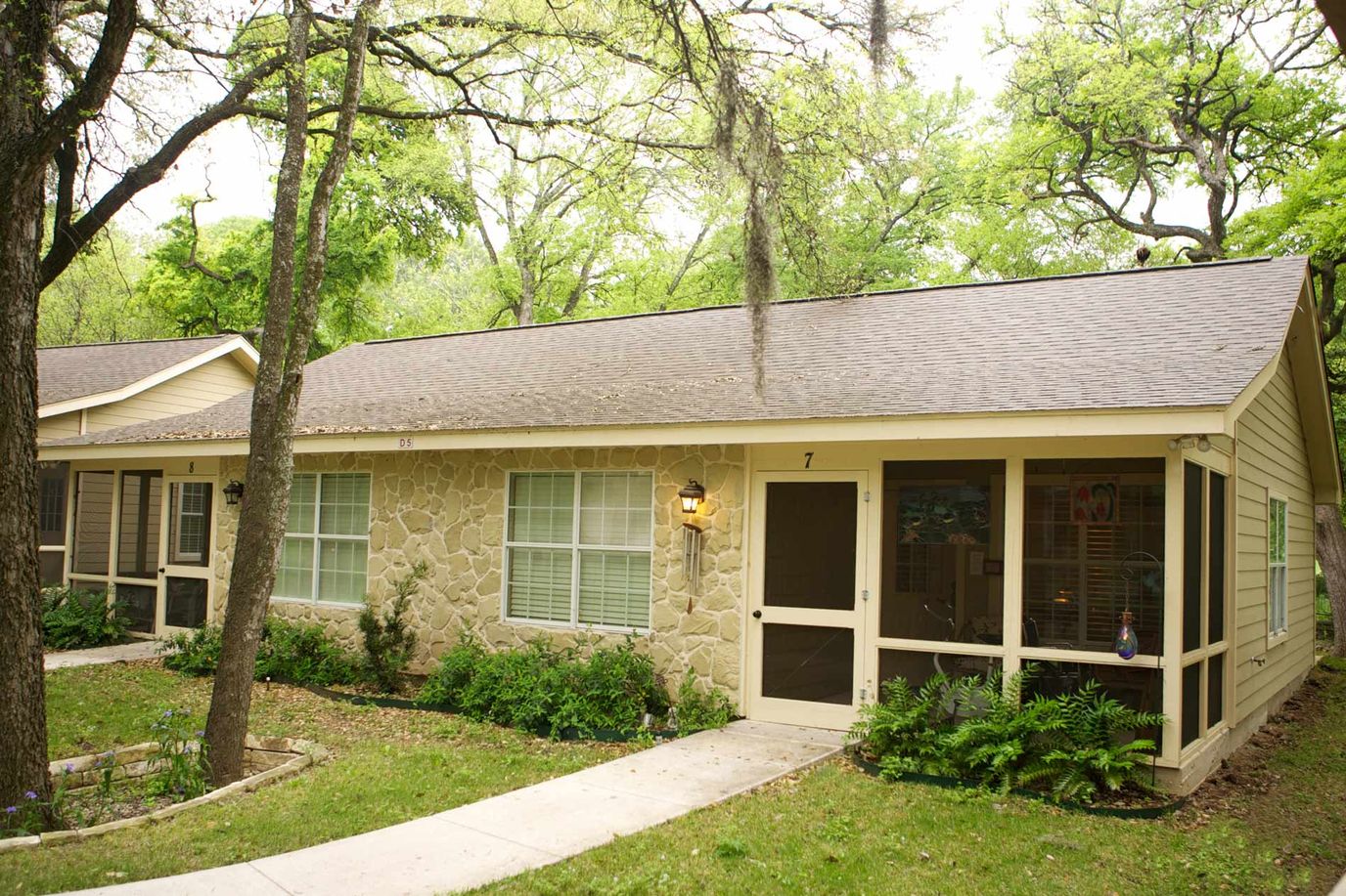Exterior view of a single-story residence