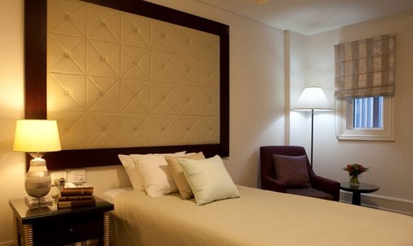 Cozy resident room with soft lighting and decor