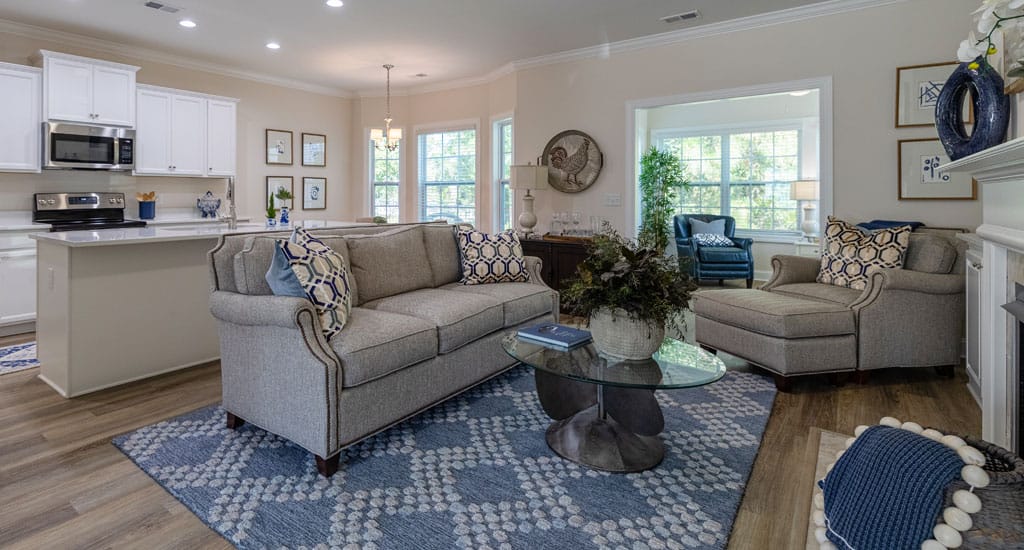 Bright and welcoming common area with comfortable seating