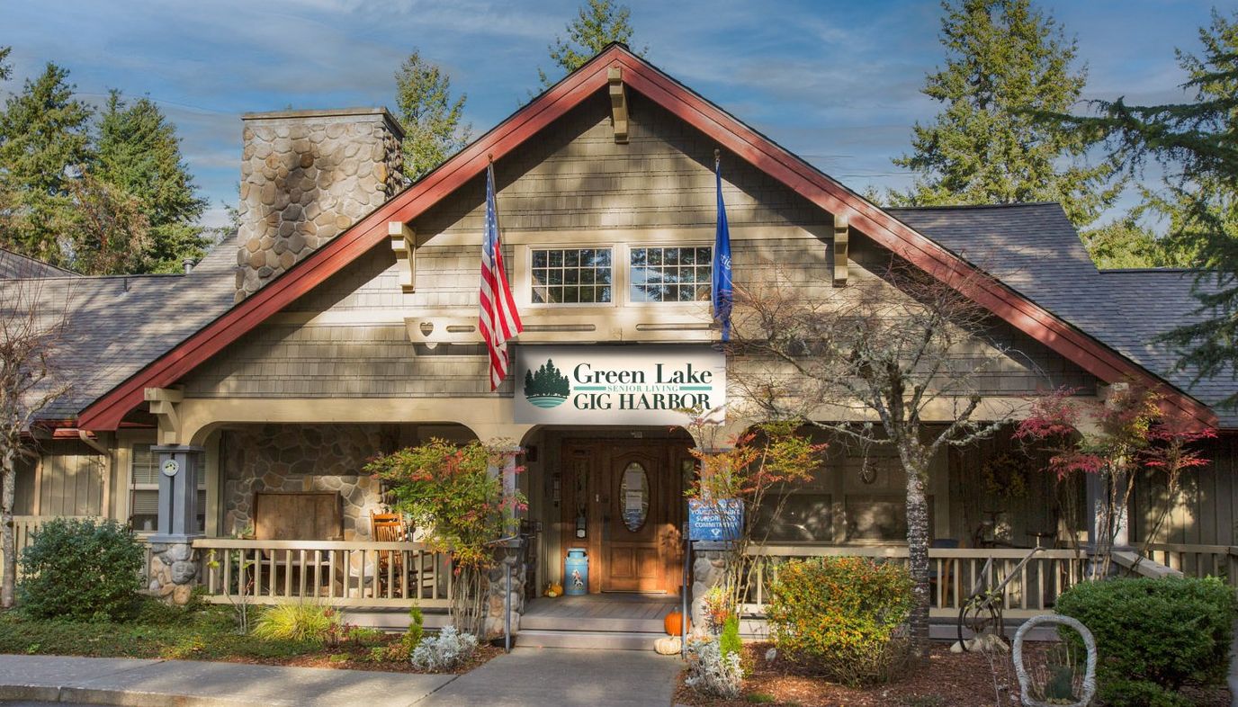 Exterior view of a senior living facility