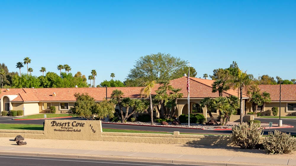 Exterior view of Desert Cove Nursing Center