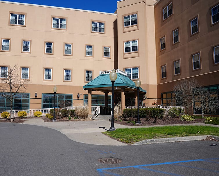 Exterior view of St Peter's Nursing and Rehabilitation Center