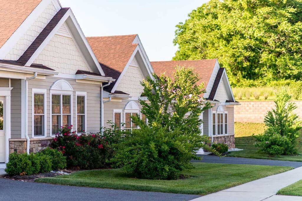 Exterior view of a senior living facility