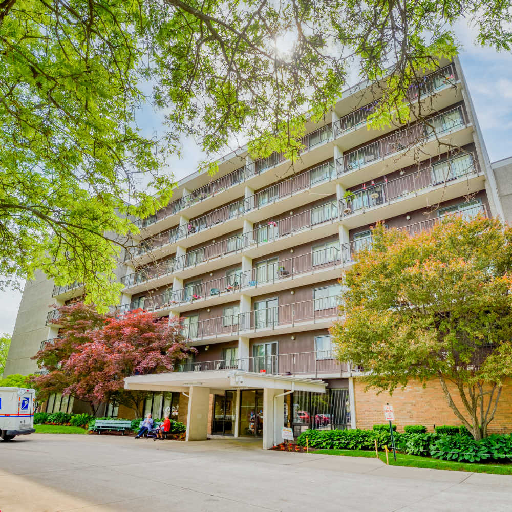 Exterior view of Frenchtown Place assisted living facility