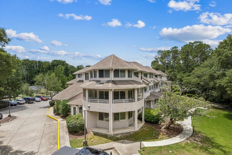 Exterior view of the assisted living facility