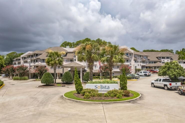 Exterior view of Solista Wilmington facility