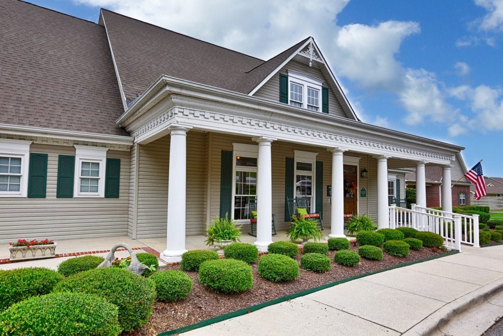 Exterior view of the entrance of Columbia Cottage Florence